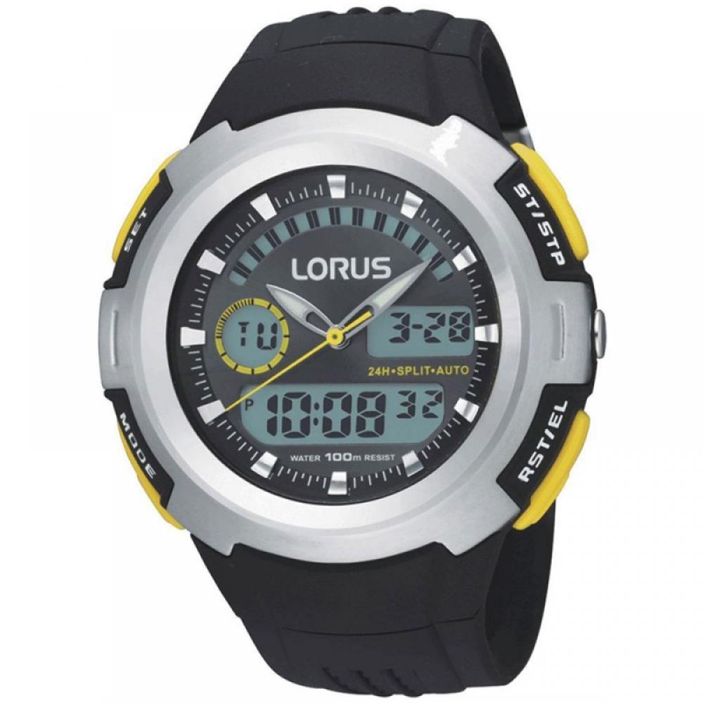 Lorus R2323DX9 Black Silicone Strap Men's Watch - Watch Home™ Lorus R2323DX9 Black Silicone Strap Men's Watch - Watch Home™